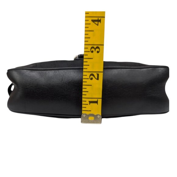 COACH 6362 Demi Hampton Mini Shoulder Bag Black Monogram Jacquard C Purse - Picture 14 of 16